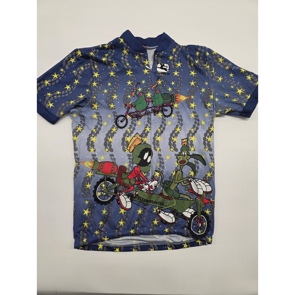 VTG Giordana Cycling Jersey Looney Tunes Marvin The Martian Bugs Daffy Italy ?M?